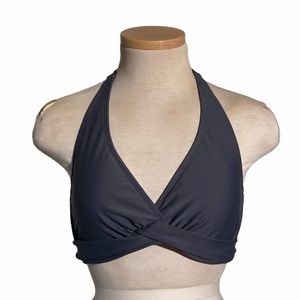 Athleta Bikini Top with ties  Size 36 B/C Gray